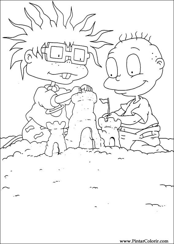 Pintar e Colorir Rugrats - Desenho 023