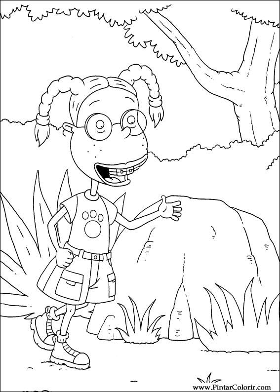 Pintar e Colorir Rugrats - Desenho 025