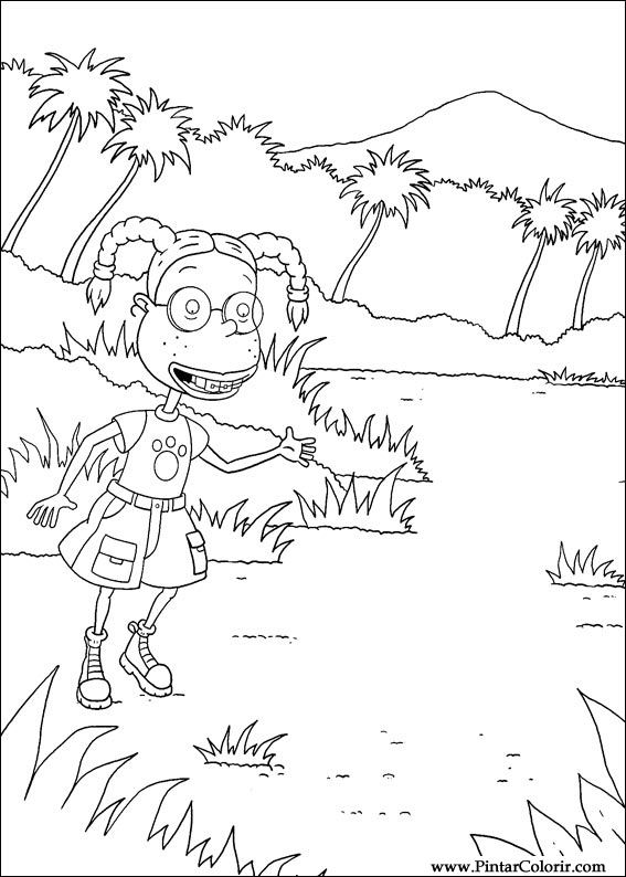 Pintar e Colorir Rugrats - Desenho 026