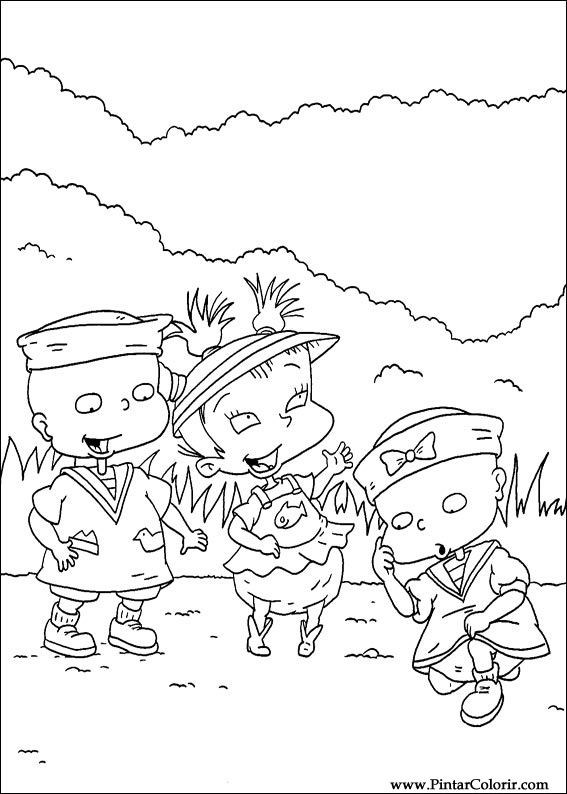 Pintar e Colorir Rugrats - Desenho 030