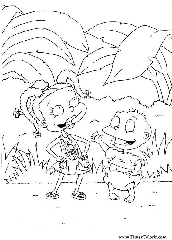 Pintar e Colorir Rugrats - Desenho 031