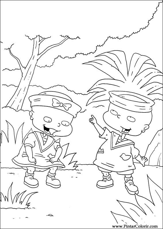 Pintar e Colorir Rugrats - Desenho 032