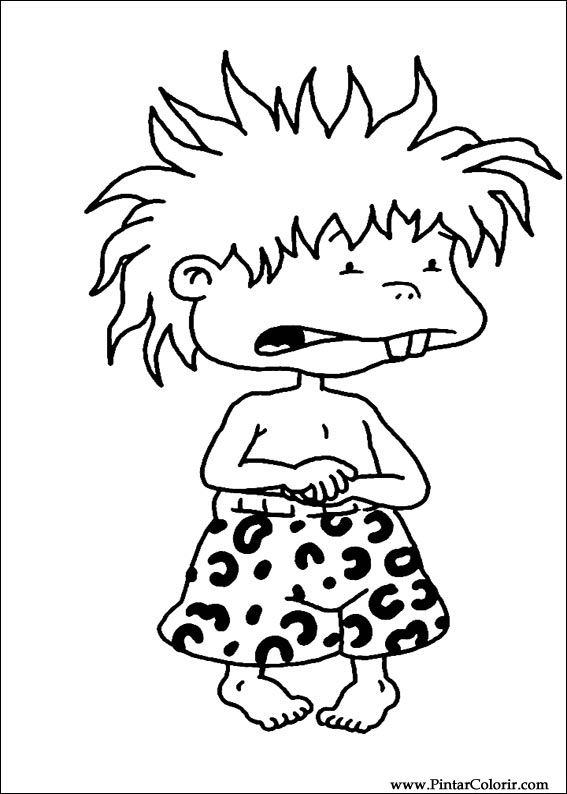 Pintar e Colorir Rugrats - Desenho 036