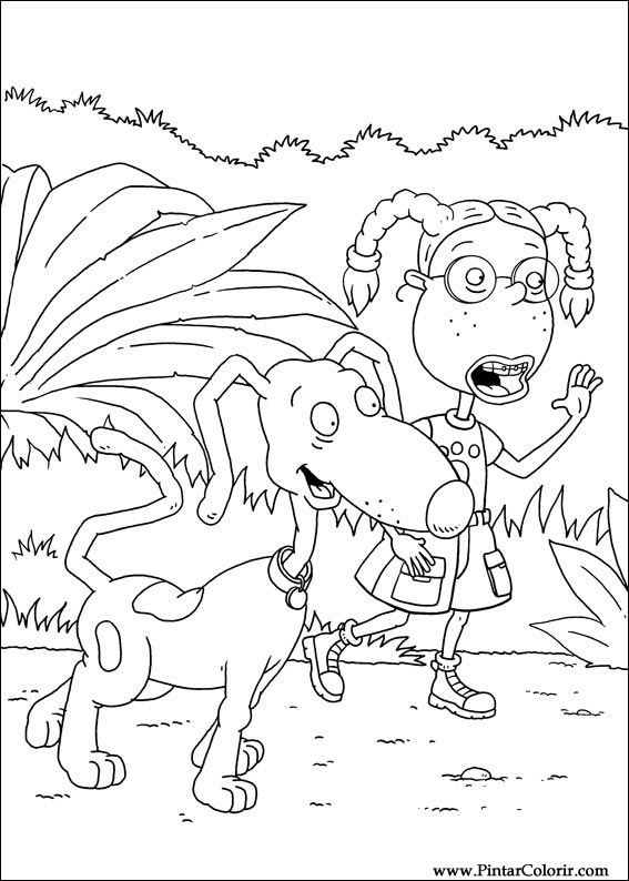 Pintar e Colorir Rugrats - Desenho 038