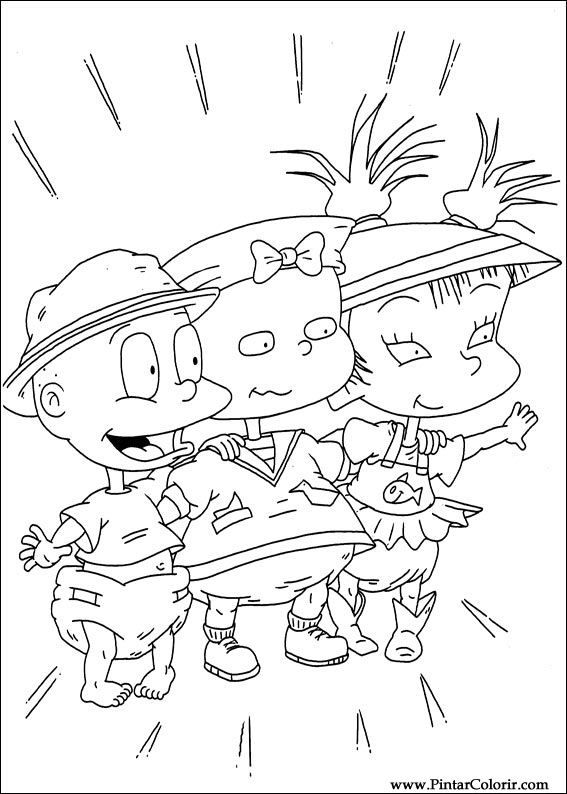 Pintar e Colorir Rugrats - Desenho 051