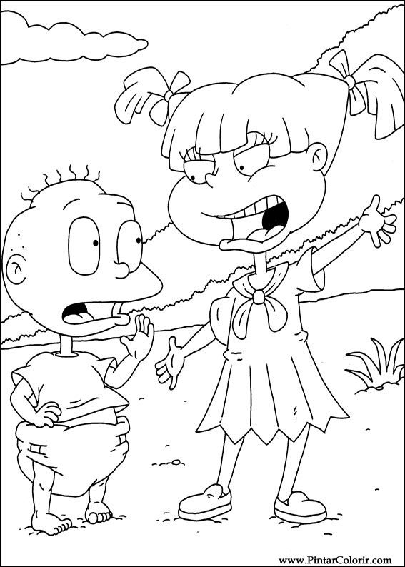 Pintar e Colorir Rugrats - Desenho 064