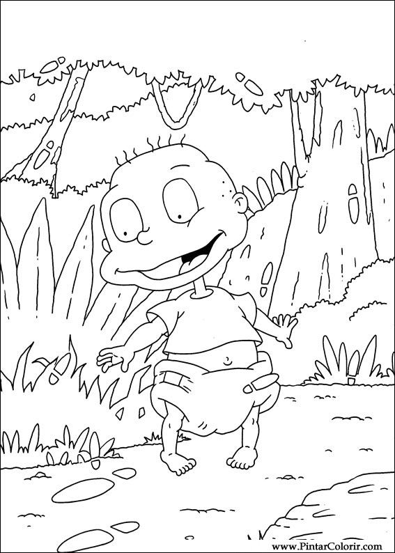 Pintar e Colorir Rugrats - Desenho 070