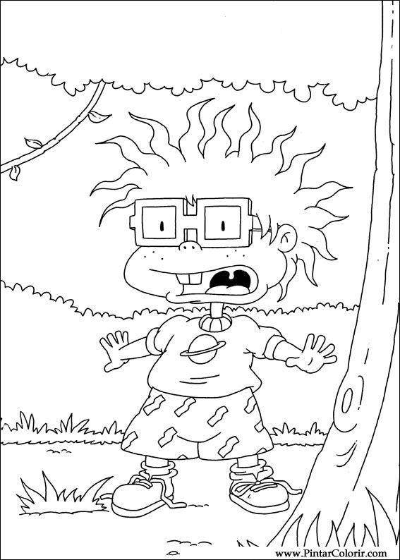 Pintar e Colorir Rugrats - Desenho 071