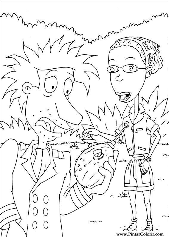 Pintar e Colorir Rugrats - Desenho 087