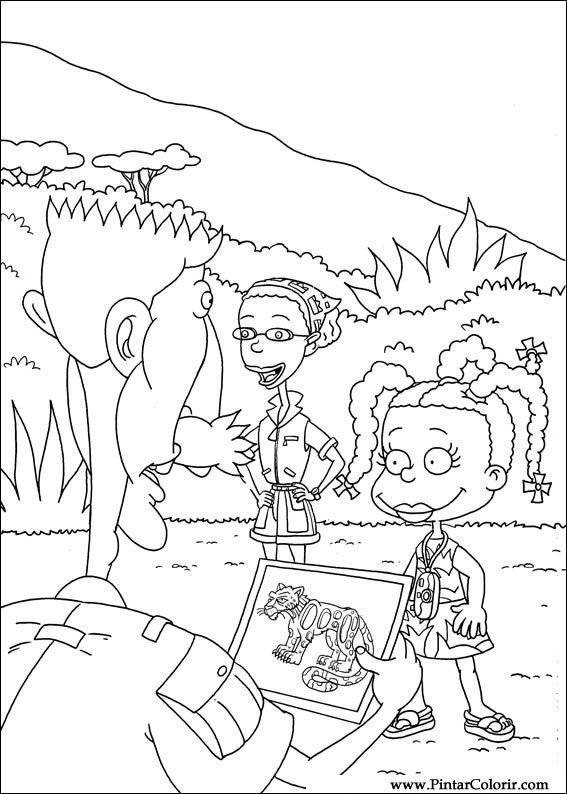 Pintar e Colorir Rugrats - Desenho 095