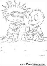 Pintar e Colorir Rugrats - Desenho 023