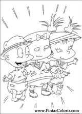 Pintar e Colorir Rugrats - Desenho 051