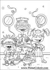 Pintar e Colorir Rugrats - Desenho 054