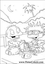 Pintar e Colorir Rugrats - Desenho 096