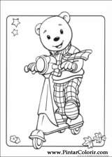 Pintar e Colorir Rupert Urso - Desenho 014