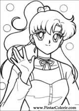 Pintar e Colorir Sailor Moon - Desenho 011