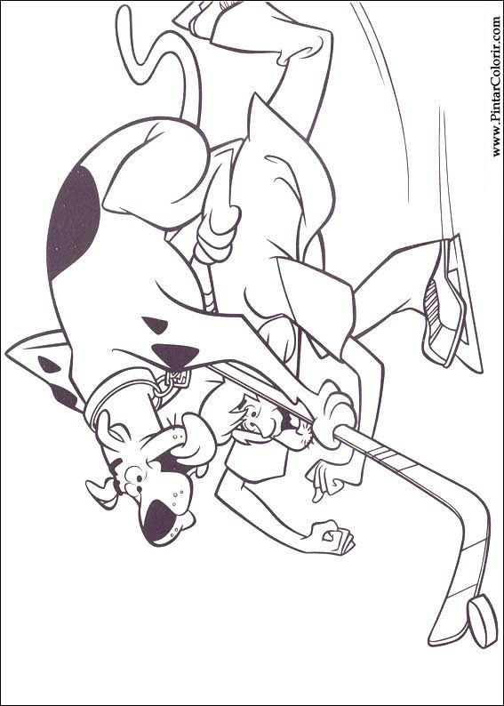 Pintar e Colorir Scooby Doo - Desenho 010