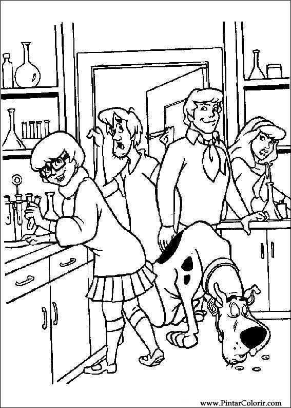 Pintar e Colorir Scooby Doo - Desenho 041