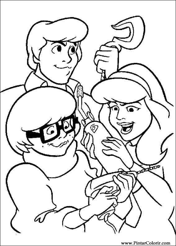 Pintar e Colorir Scooby Doo - Desenho 048