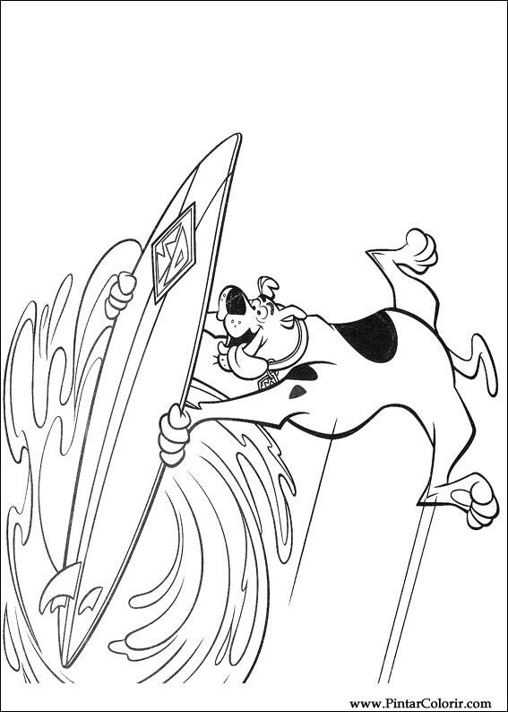 scooby doo valentines coloring pages