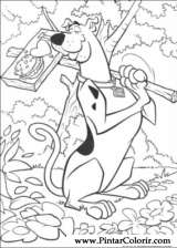 Pintar e Colorir Scooby Doo - Desenho 002
