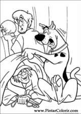 Pintar e Colorir Scooby Doo - Desenho 050