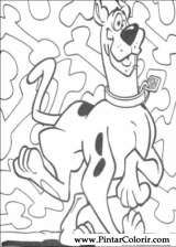 Pintar e Colorir Scooby Doo - Desenho 065