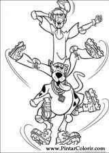 Pintar e Colorir Scooby Doo - Desenho 073