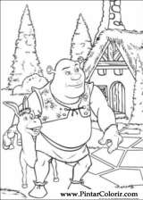 Pintar e Colorir Shrek - Desenho 006