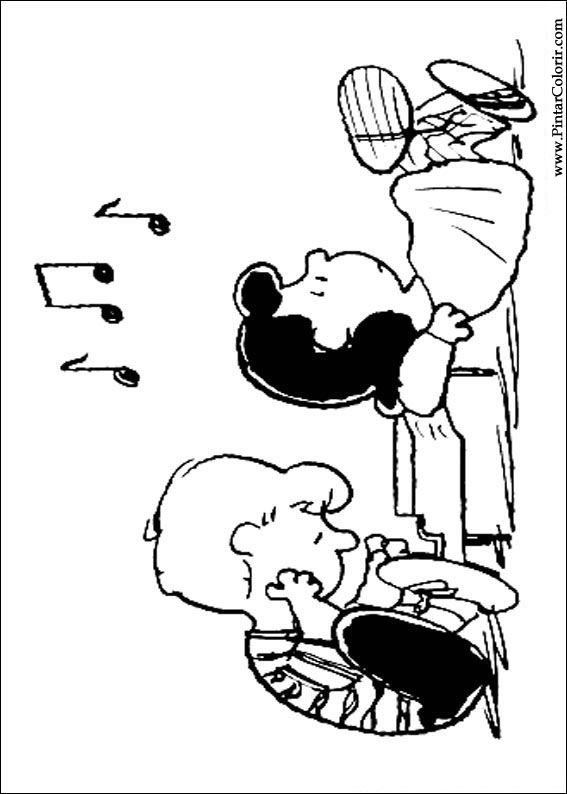 Pintar e Colorir Snoopy - Desenho 042