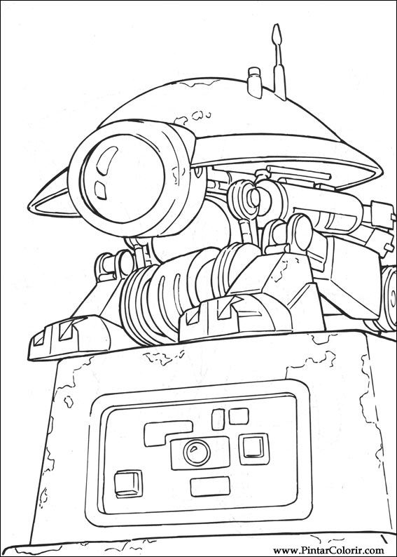 Pintar e Colorir Star Wars - Desenho 003