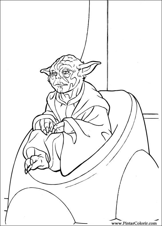 Pintar e Colorir Star Wars - Desenho 035