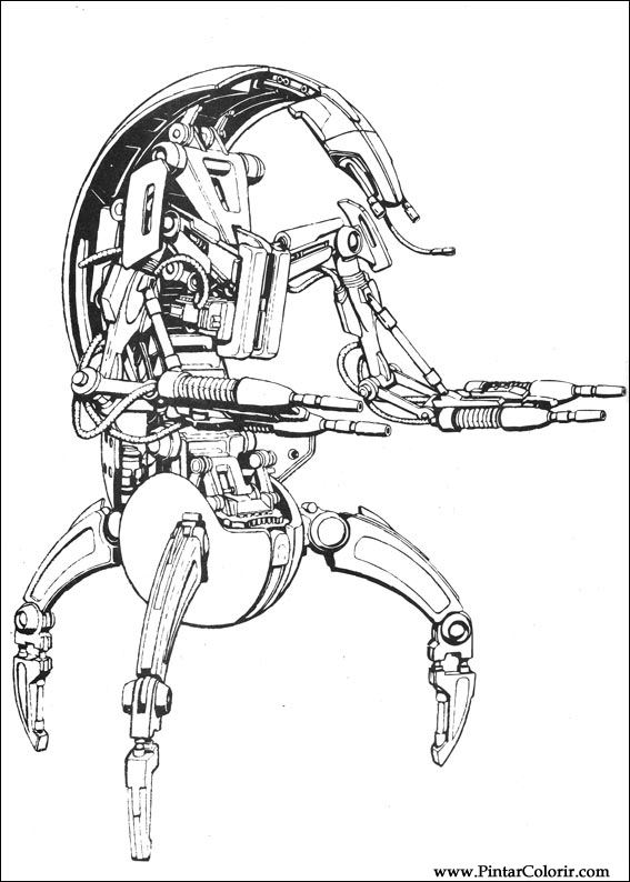 Pintar e Colorir Star Wars - Desenho 054