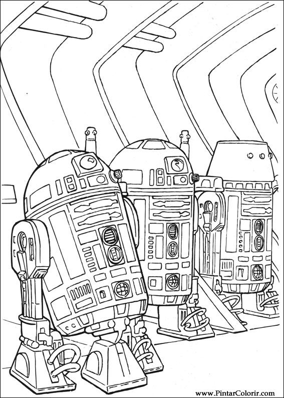 Pintar e Colorir Star Wars - Desenho 057