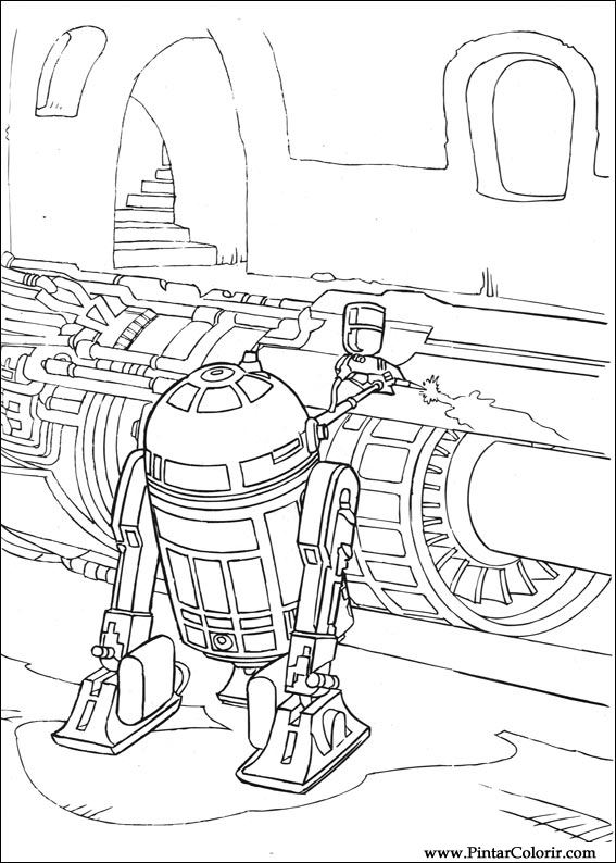 Pintar e Colorir Star Wars - Desenho 059