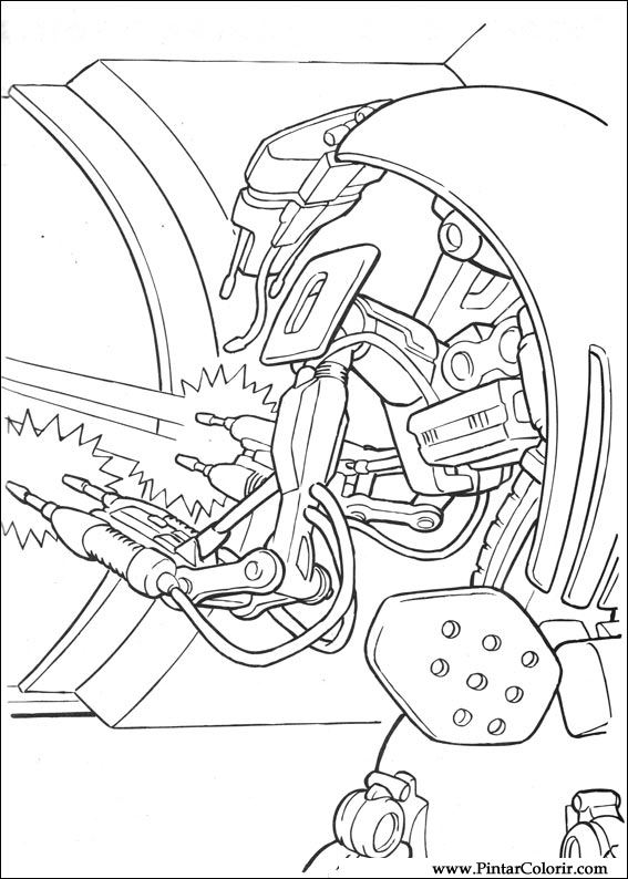Pintar e Colorir Star Wars - Desenho 075