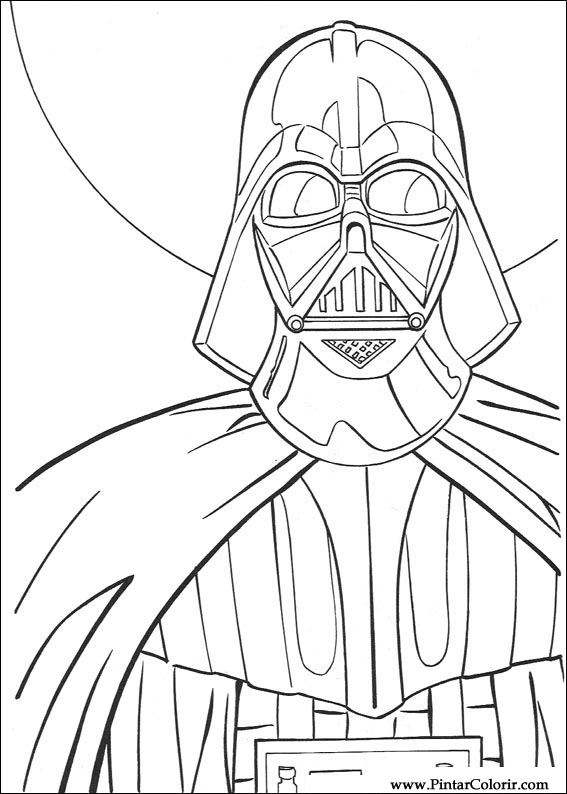 Pintar e Colorir Star Wars - Desenho 095