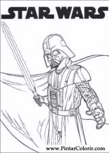 Pintar e Colorir Star Wars - Desenho 080