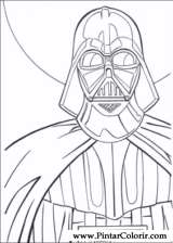 Pintar e Colorir Star Wars - Desenho 095