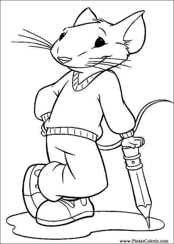 Pintar e Colorir Stuart Little - Desenho 001