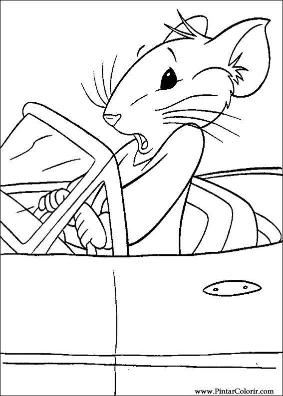 Pintar e Colorir Stuart Little - Desenho 004