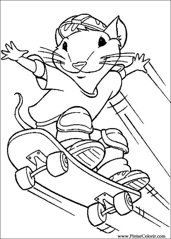 Pintar e Colorir Stuart Little - Desenho 015